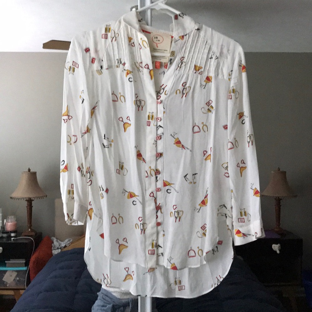 Anthropologie 52 Conversations Derby Blouse